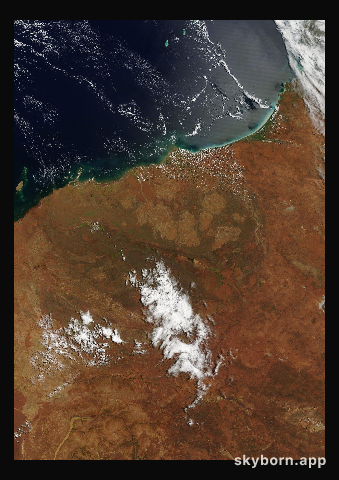 The Earth on 8 March 2006 · Pilbara, Western Australia
