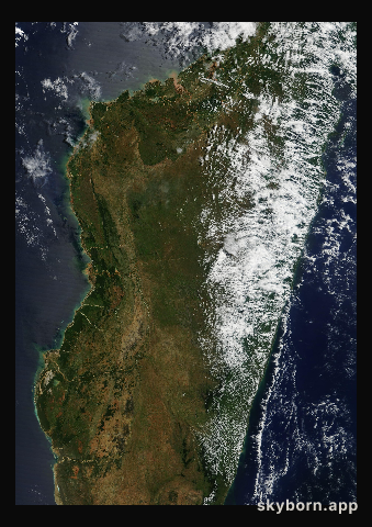 The Earth on 15 March 2006 · Madagascar