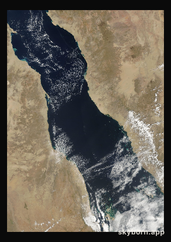 The Earth on 18 March 2006 · Red Sea