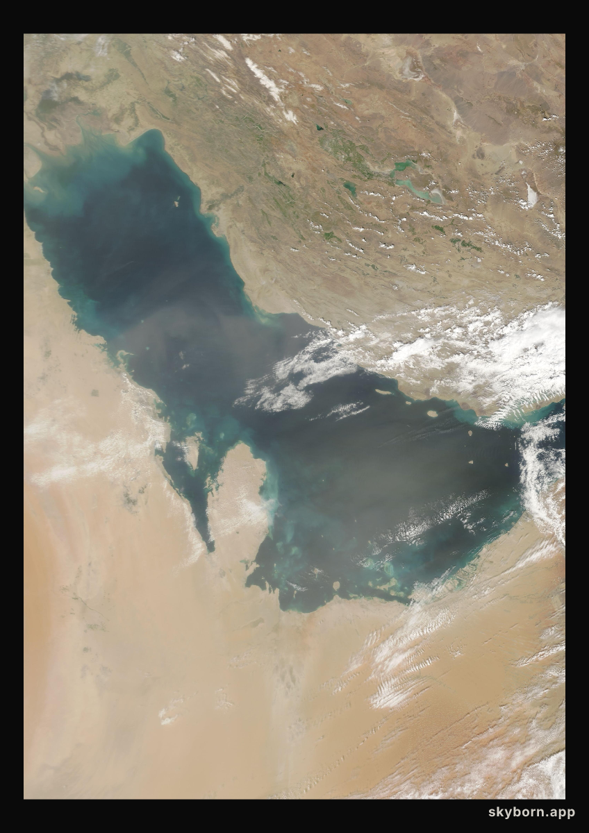 The Earth on 19 March 2006 · Persian Gulf