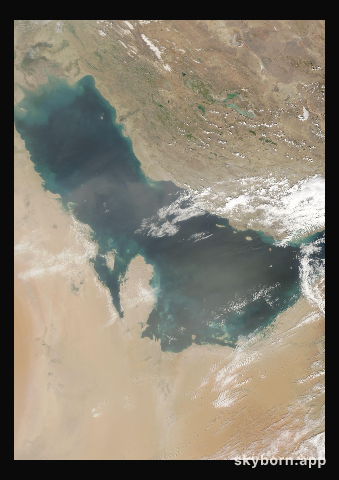 The Earth on 19 March 2006 · Persian Gulf
