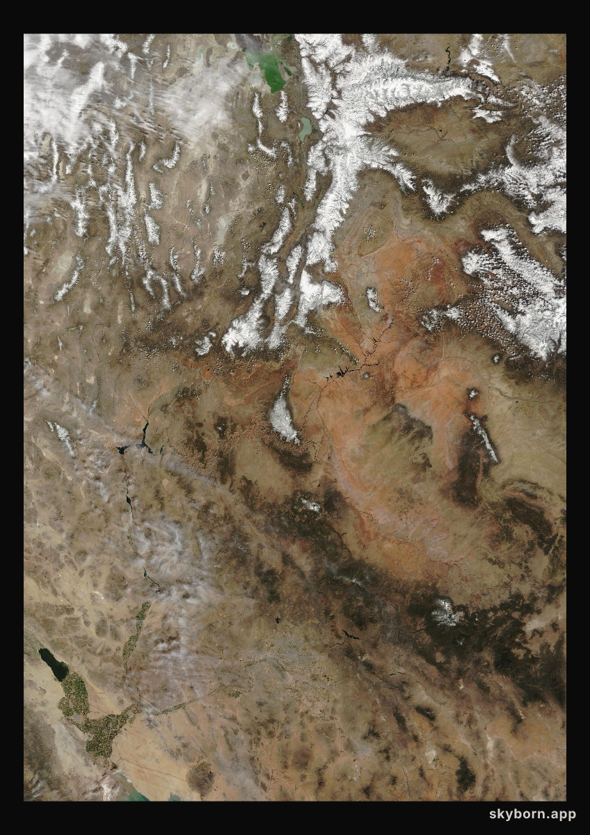 The Earth on 2 April 2006 · Colorado Plateau