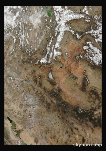 The Earth on 2 April 2006 · Colorado Plateau