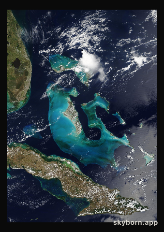 The Earth on 5 April 2006 · Bahamas