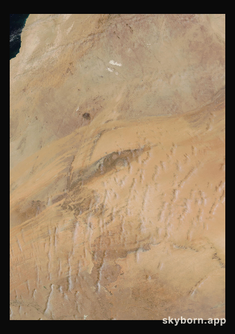 The Earth on 6 April 2006 · Eye of the Sahara, Mauritania