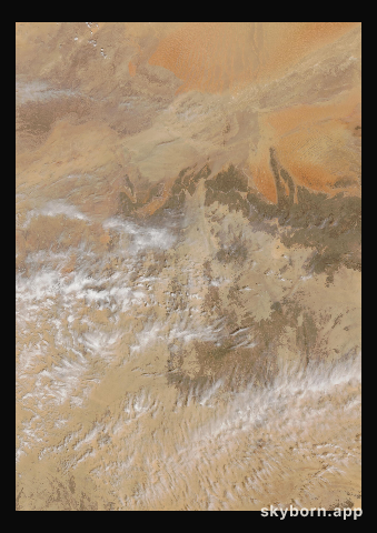 The Earth on 9 April 2006 · Sahara, Algeria