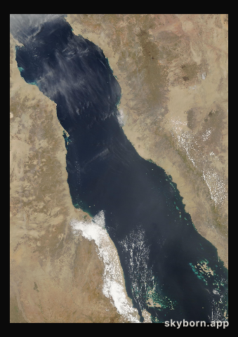 The Earth on 12 April 2006 · Red Sea