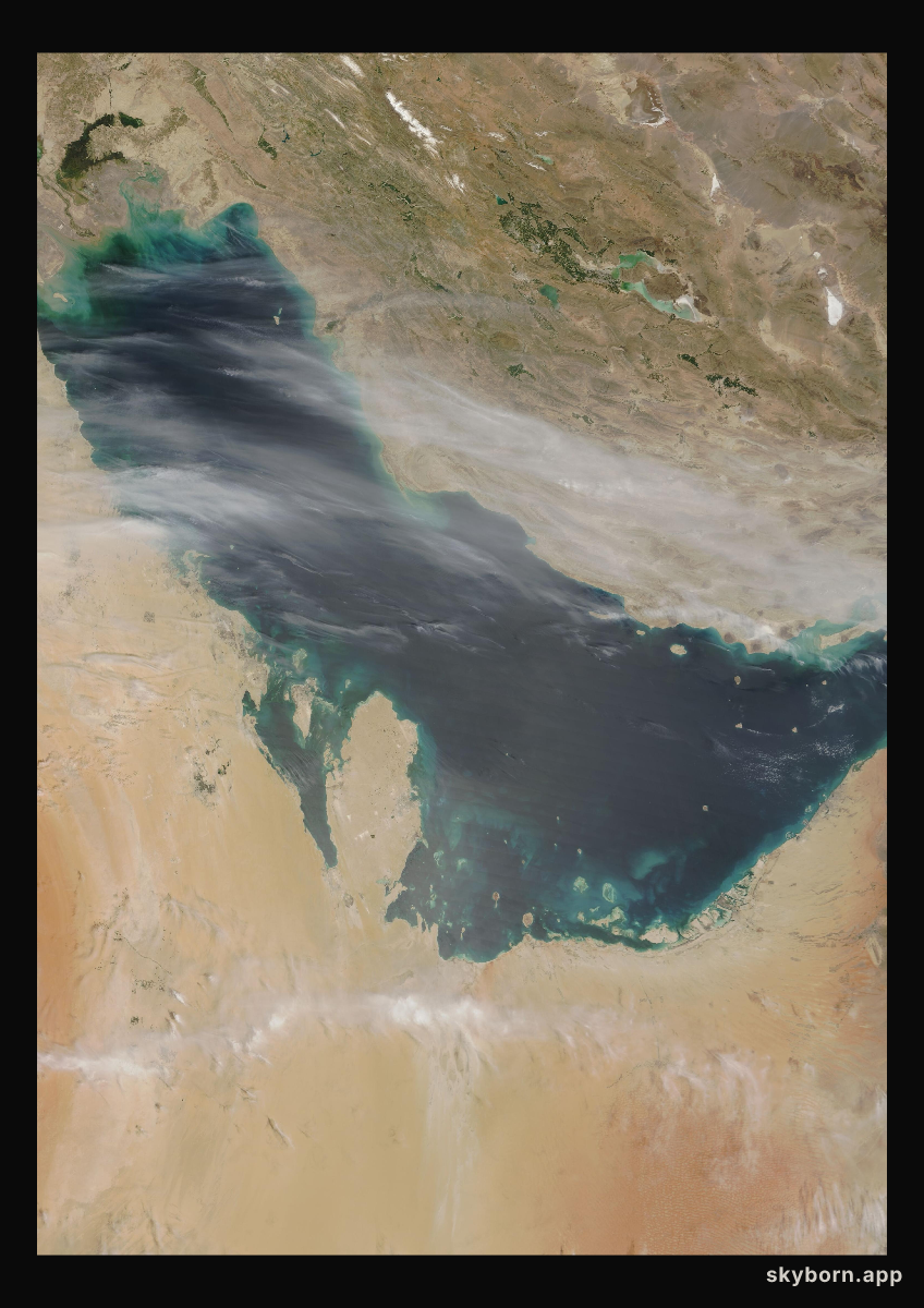 The Earth on 14 April 2006 · Persian Gulf