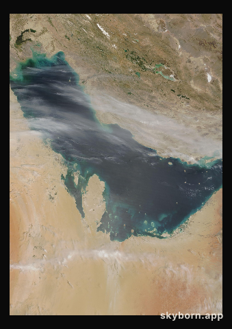 The Earth on 14 April 2006 · Persian Gulf