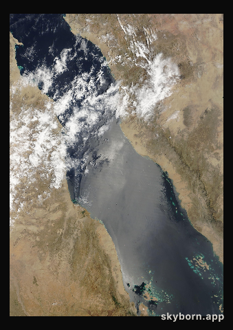 The Earth on 15 April 2006 · Red Sea