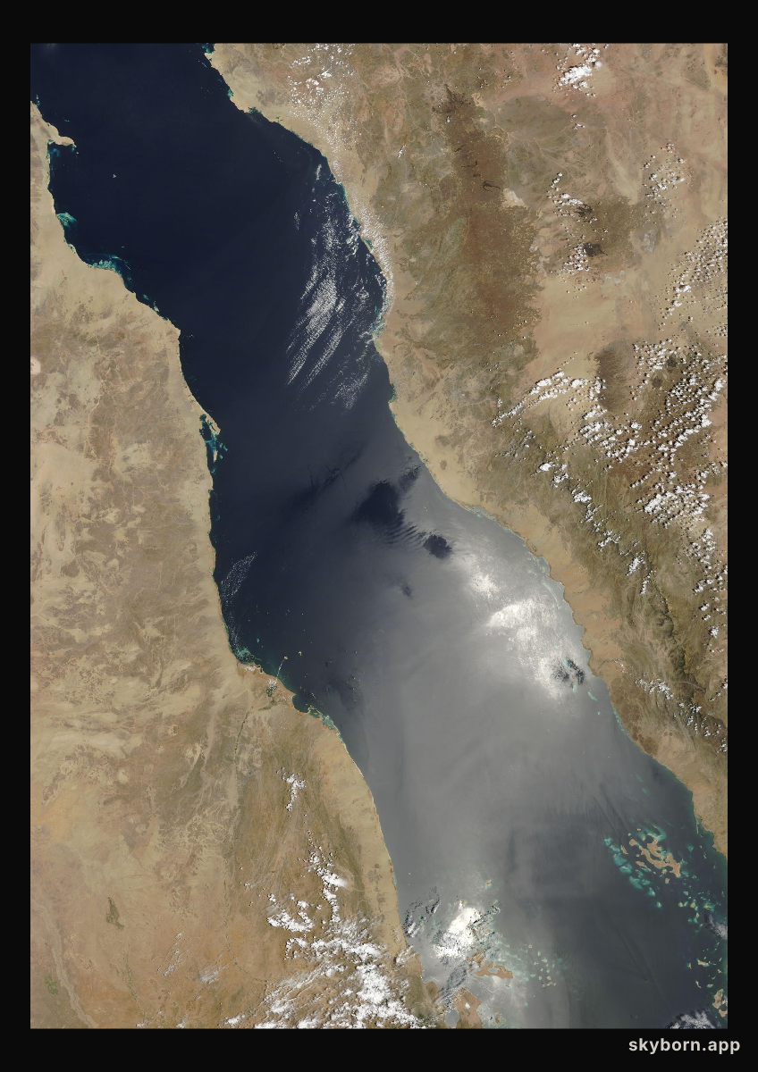 The Earth on 24 April 2006 · Red Sea