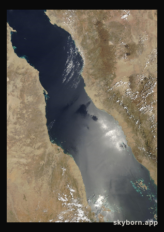 The Earth on 24 April 2006 · Red Sea