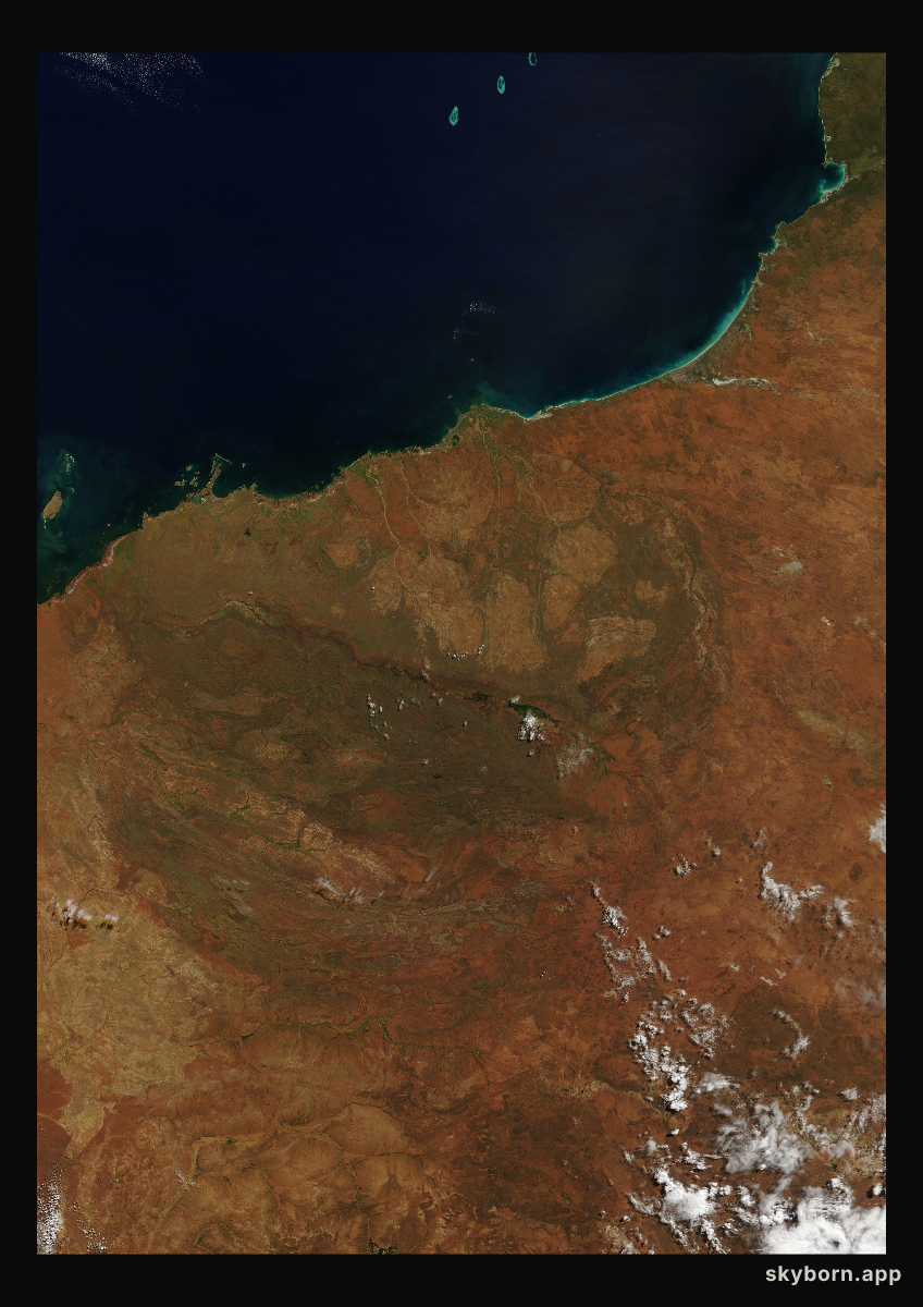 The Earth on 25 April 2006 · Pilbara, Western Australia