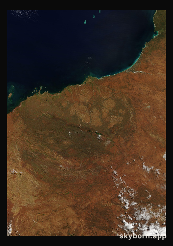 The Earth on 25 April 2006 · Pilbara, Western Australia