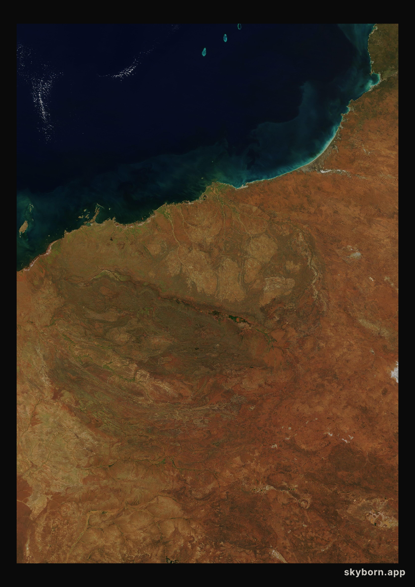 The Earth on 27 April 2006 · Pilbara, Western Australia