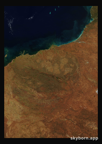 The Earth on 27 April 2006 · Pilbara, Western Australia