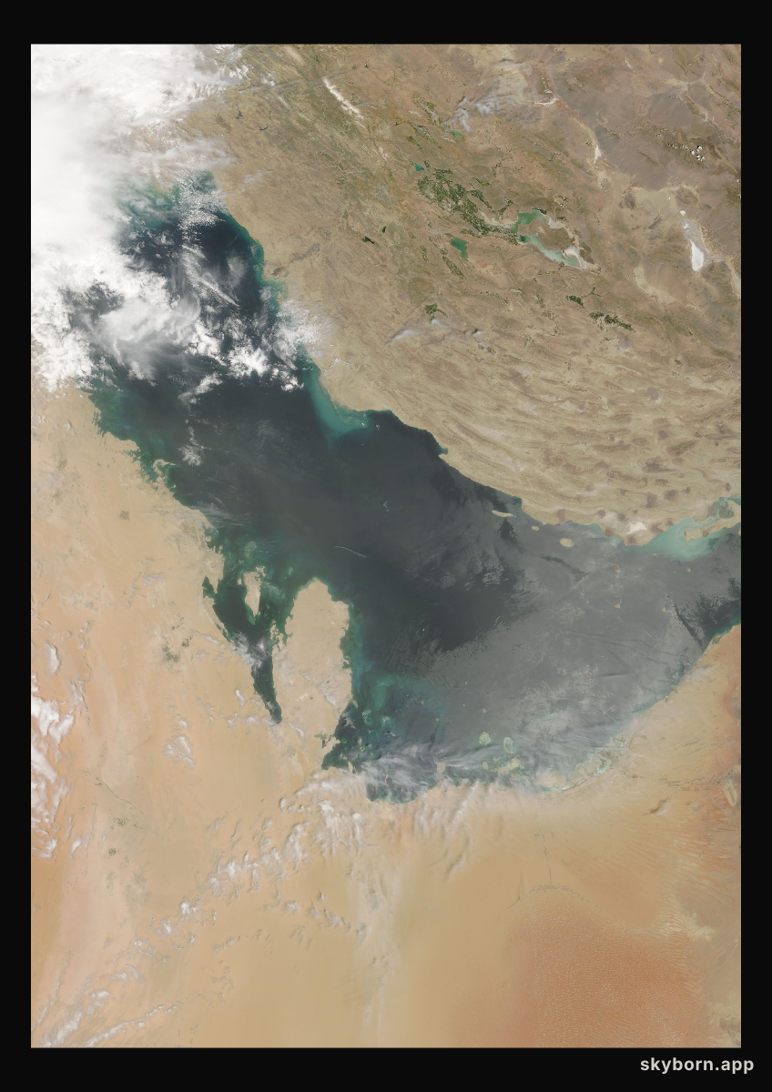The Earth on 2 May 2006 · Persian Gulf