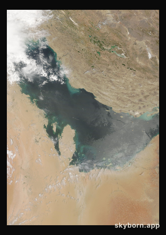 The Earth on 2 May 2006 · Persian Gulf