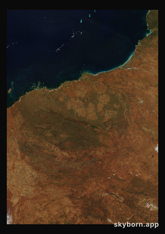 The Earth on 9 May 2006 · Pilbara, Western Australia