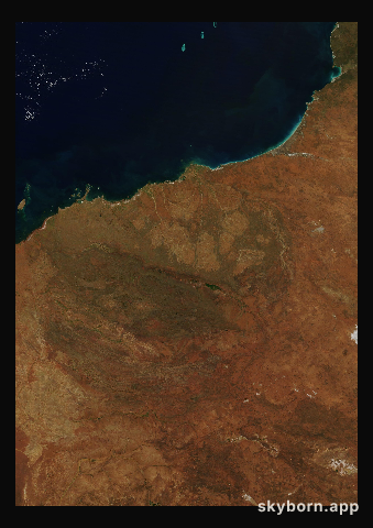 The Earth on 11 May 2006 · Pilbara, Western Australia