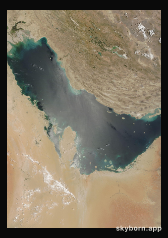 The Earth on 16 May 2006 · Persian Gulf