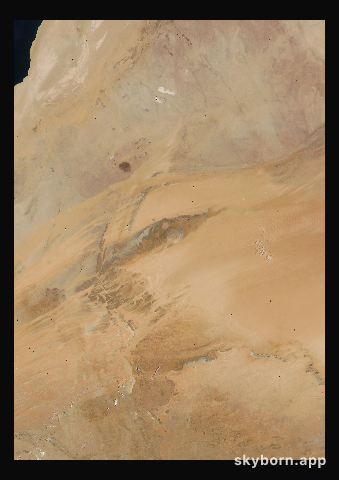 The Earth on 17 May 2006 · Eye of the Sahara, Mauritania