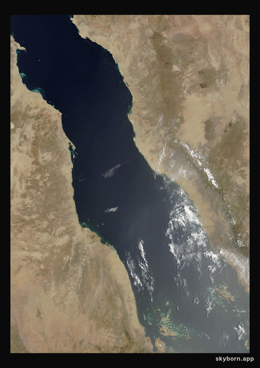 The Earth on 19 May 2006 · Red Sea