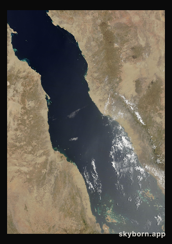 The Earth on 19 May 2006 · Red Sea