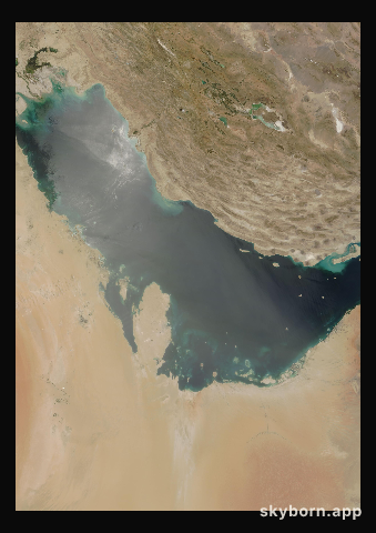 The Earth on 23 May 2006 · Persian Gulf
