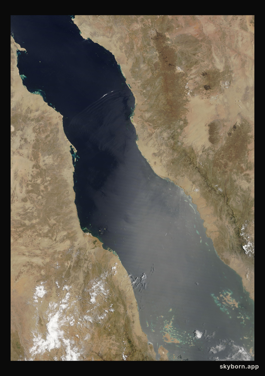 The Earth on 26 May 2006 · Red Sea
