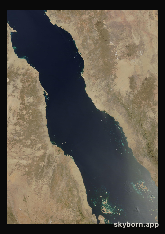 The Earth on 28 May 2006 · Red Sea