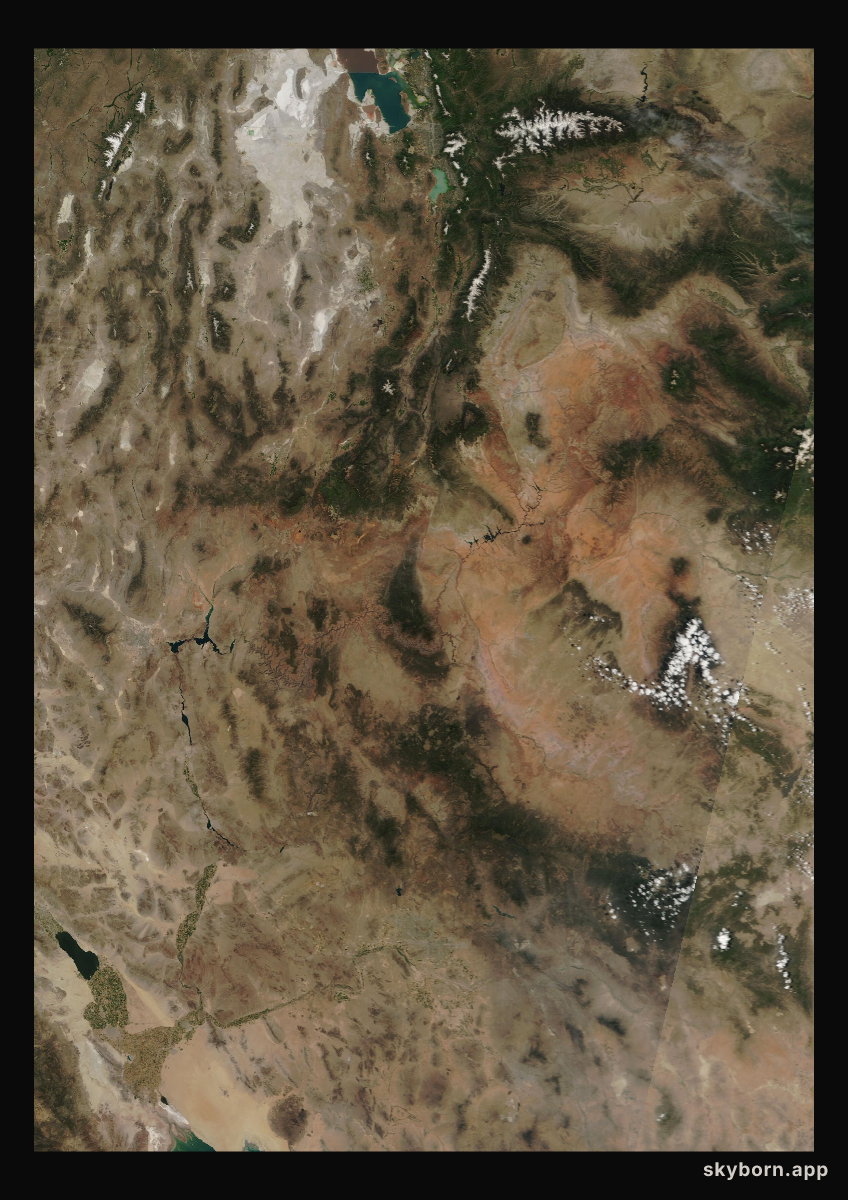 The Earth on 1 June 2006 · Colorado Plateau