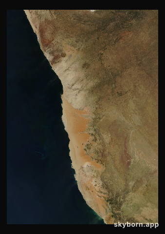 The Earth on 6 June 2006 · Namib Desert