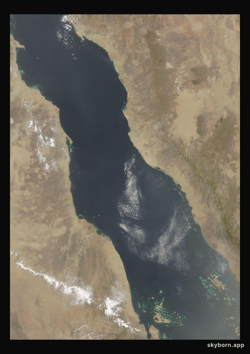 The Earth on 13 June 2006 · Red Sea