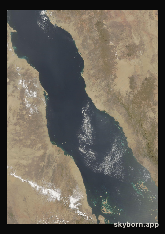 The Earth on 13 June 2006 · Red Sea