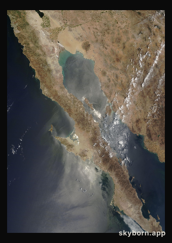The Earth on 14 June 2006 · Baja California