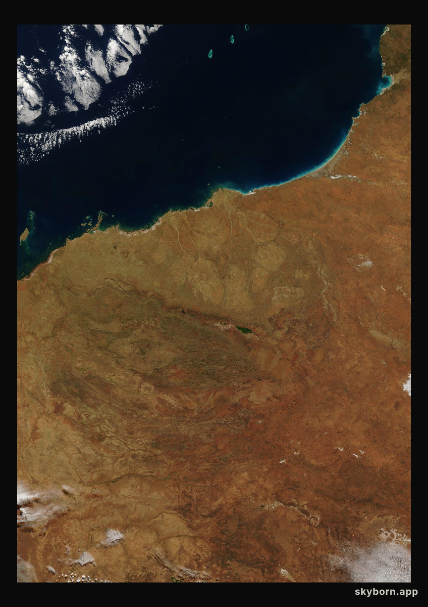 The Earth on 23 June 2006 · Pilbara, Western Australia