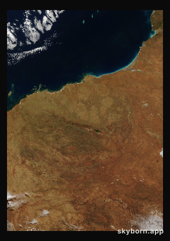 The Earth on 23 June 2006 · Pilbara, Western Australia