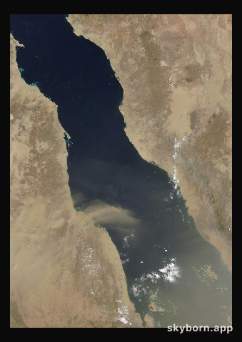 The Earth on 29 June 2006 · Red Sea