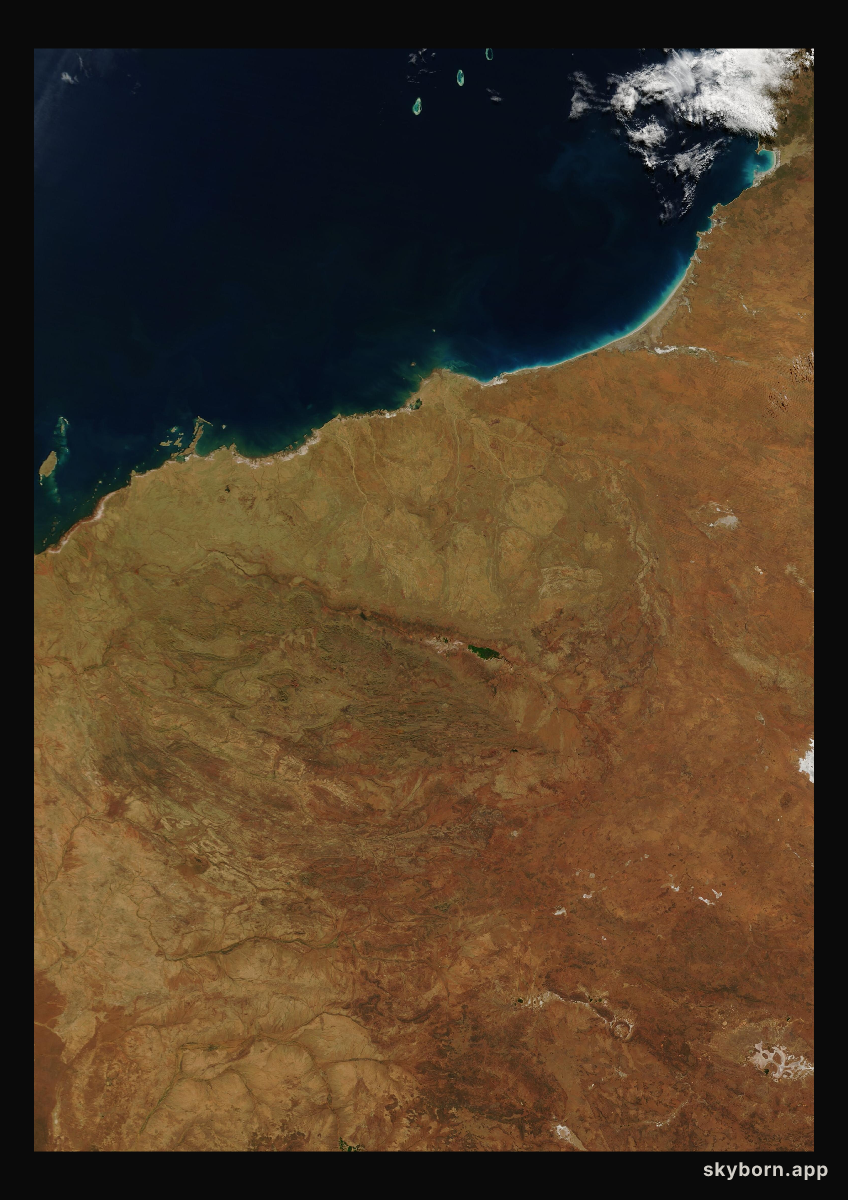 The Earth on 2 July 2006 · Pilbara, Western Australia