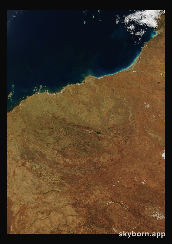 The Earth on 2 July 2006 · Pilbara, Western Australia