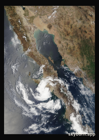 The Earth on 14 July 2006 · Baja California