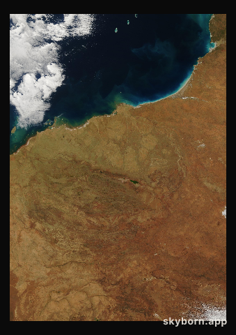 The Earth on 18 July 2006 · Pilbara, Western Australia