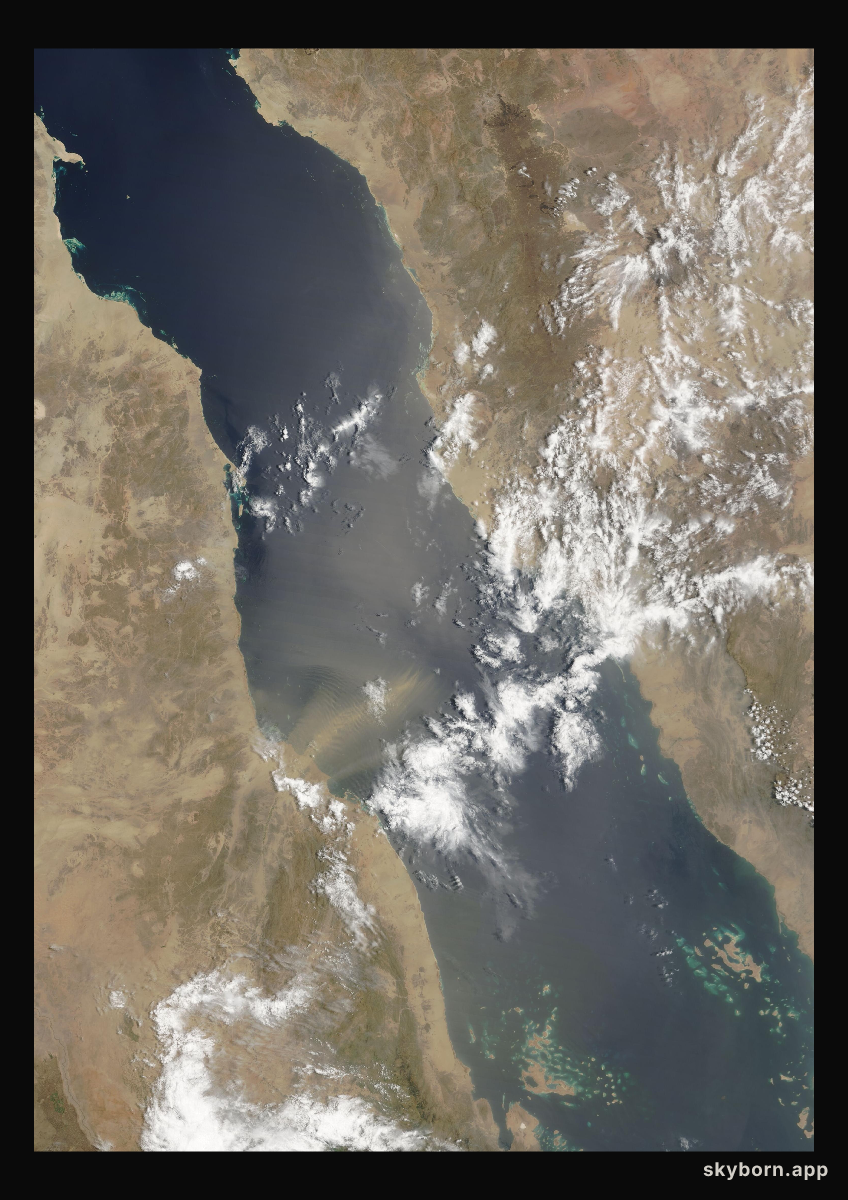 The Earth on 20 July 2006 · Red Sea