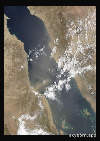 The Earth on 20 July 2006 · Red Sea