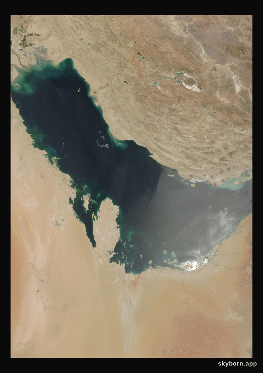 The Earth on 21 July 2006 · Persian Gulf