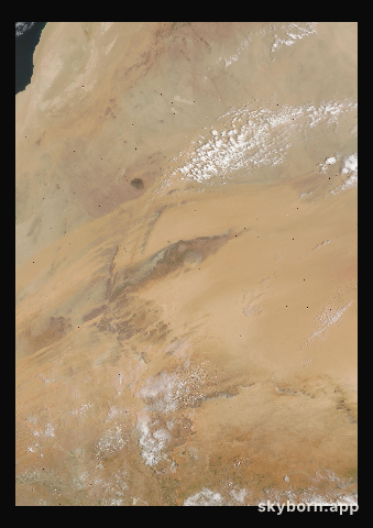 The Earth on 27 July 2006 · Eye of the Sahara, Mauritania