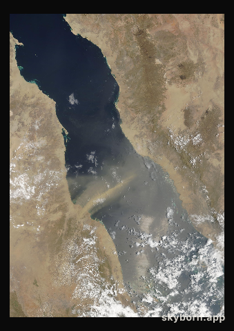 The Earth on 29 July 2006 · Red Sea