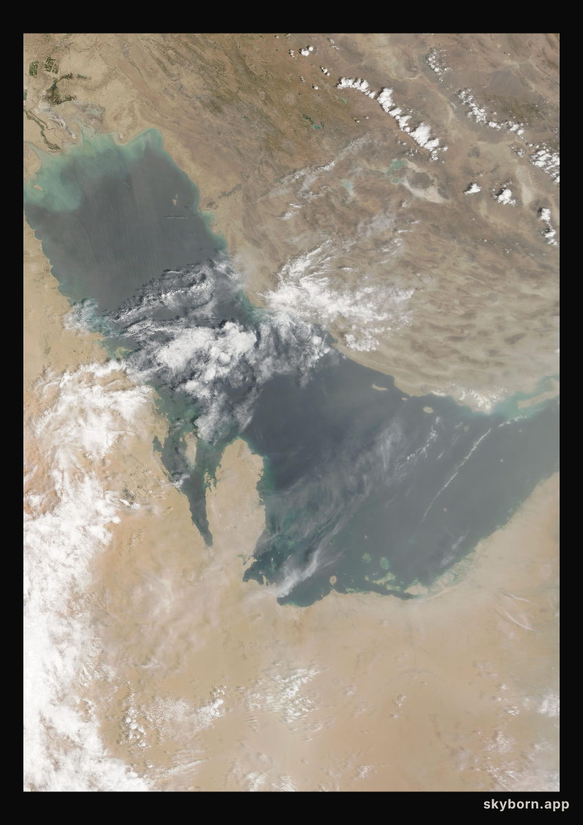 The Earth on 2 August 2006 · Persian Gulf