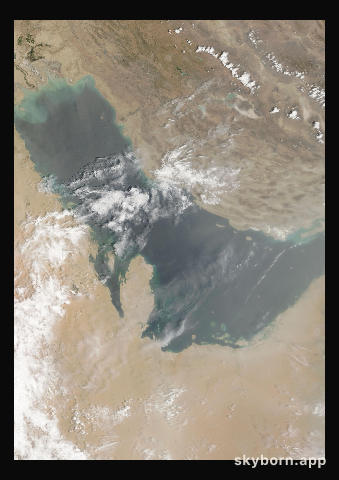 The Earth on 2 August 2006 · Persian Gulf